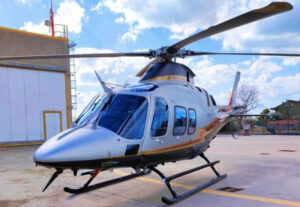 Helicopter flight from Naples to Capri