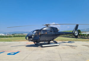 Helicopter flight from Naples to Capri